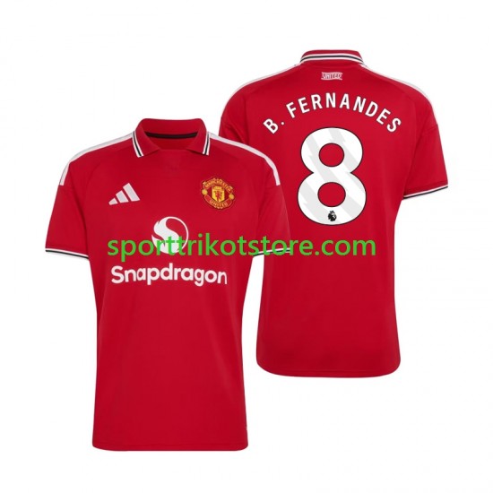 Manchester United Herren Heim trikot 2027-2028 Kurzarm Bruno Fernandes 8