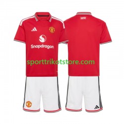 Manchester United Kinderset Heim trikot 2027-2028 Kurzarm