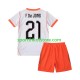 Niederlande Kinderset Auswärts trikot WM 2026 Kurzarm Frenkie de Jong 21