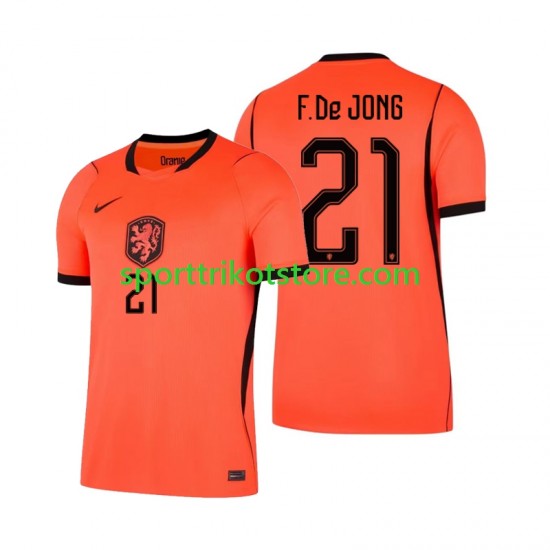 Niederlande Herren Heim trikot WM 2026 Kurzarm Frenkie de Jong 21