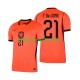 Niederlande Herren Heim trikot WM 2026 Kurzarm Frenkie de Jong 21