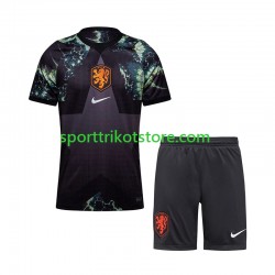 Niederlande Kinderset Auswärts trikot WM 2026 Kurzarm Torwart