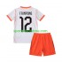 Niederlande Kinderset Auswärts trikot WM 2026 Kurzarm Jeremie Frimpong 12