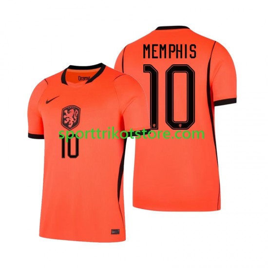 Niederlande Herren Heim trikot WM 2026 Kurzarm Memphis Depay 10