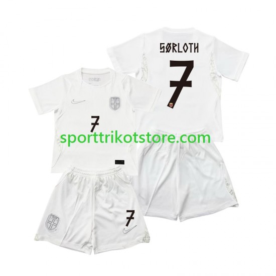 Norwegen Kinderset Ausweich trikot WM 2026 Kurzarm Alexander Sorloth 7