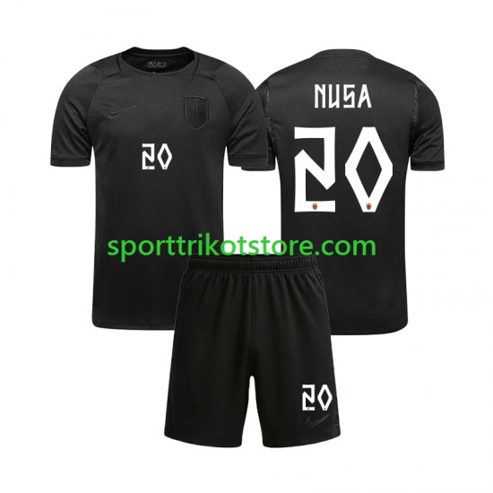 Norwegen Kinderset Auswärts trikot WM 2026 Kurzarm Antonio NUSA 20