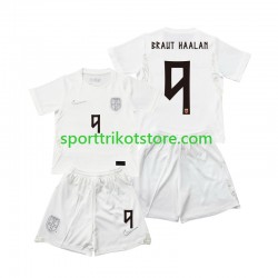 Norwegen Kinderset Ausweich trikot WM 2026 Kurzarm Braut Haaland 9