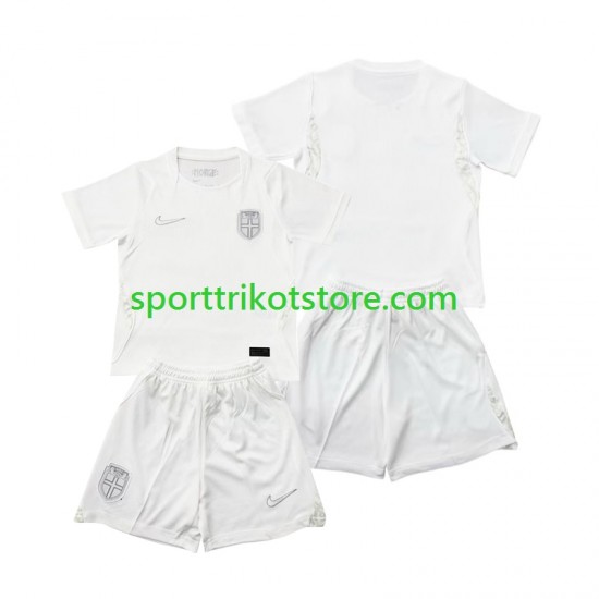 Norwegen Kinderset Ausweich trikot WM 2026 Kurzarm