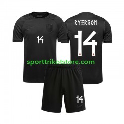 Norwegen Kinderset Auswärts trikot WM 2026 Kurzarm Julian Ryerson 14