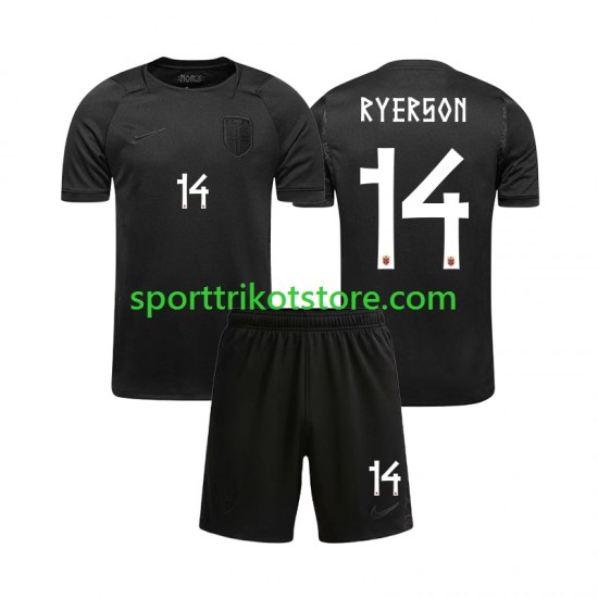 Norwegen Kinderset Auswärts trikot WM 2026 Kurzarm Julian Ryerson 14