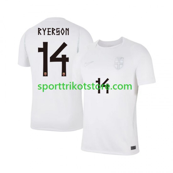 Norwegen Herren Ausweich trikot WM 2026 Kurzarm Julian Ryerson 14