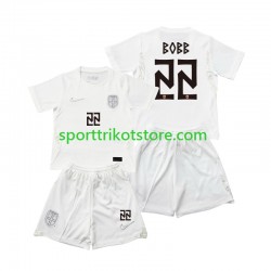 Norwegen Kinderset Ausweich trikot WM 2026 Kurzarm Oscar Bobb 22