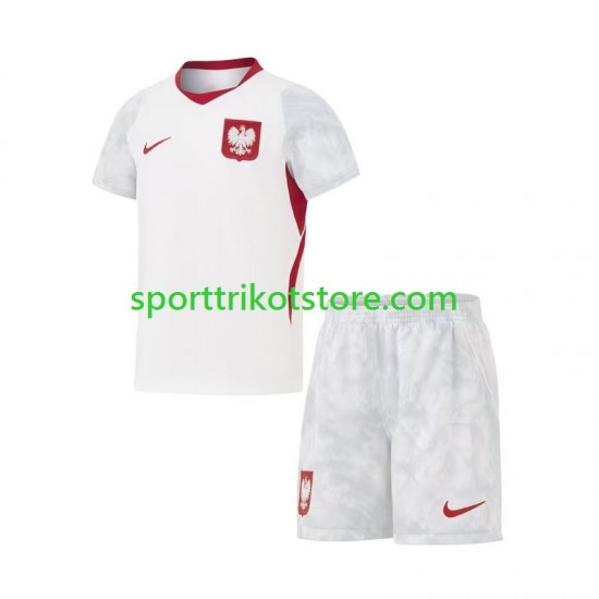 Polen Kinderset Heim trikot WM 2026 Kurzarm