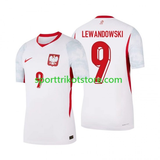Polen Herren Heim trikot 2026 Kurzarm Robert Lewandowski 9