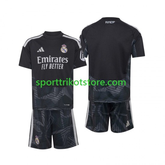 Real Madrid Kinderset Heim trikot 2027-2028 Kurzarm Torwart