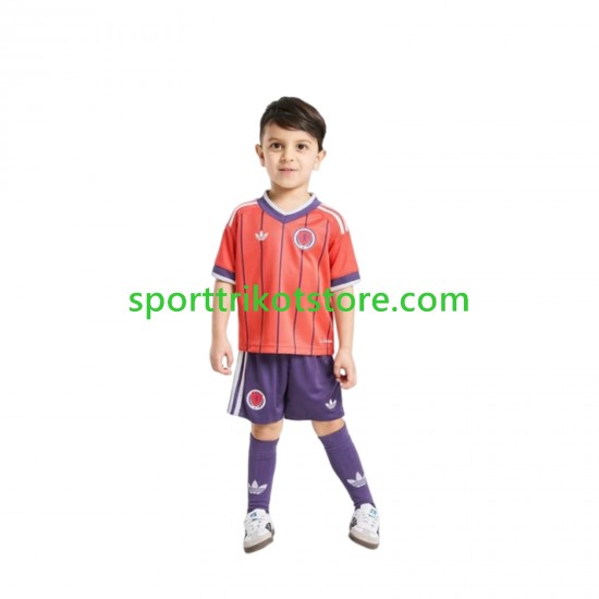 Schottland Kinderset Auswärts trikot WM 2026 Kurzarm