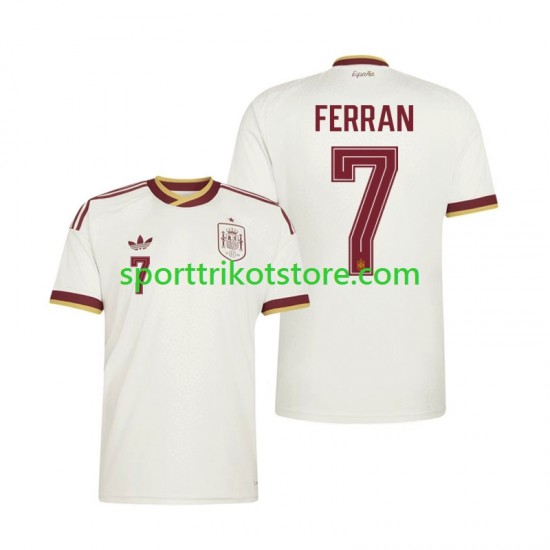 Spanien Herren Auswärts trikot WM 2026 Kurzarm Ferran Torres 7