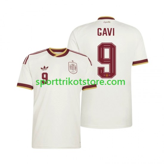 Spanien Herren Auswärts trikot WM 2026 Kurzarm Gavi 9