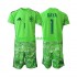 Spanien Kinderset trikot WM 2026 Kurzarm Torwart David Raya 1 6th Green color