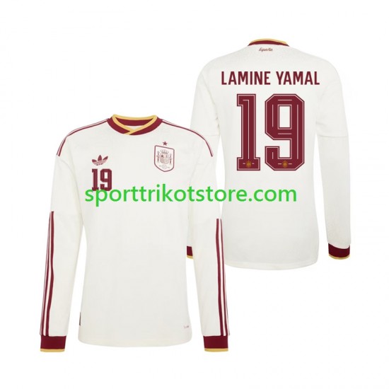 Spanien Herren Auswärts trikot WM 2026 Langarm Lamine Yamal 19