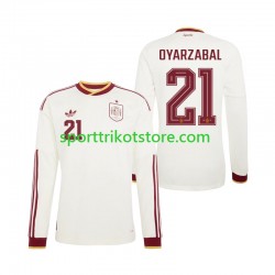 Spanien Herren Auswärts trikot WM 2026 Langarm Mikel Oyarzabal 21