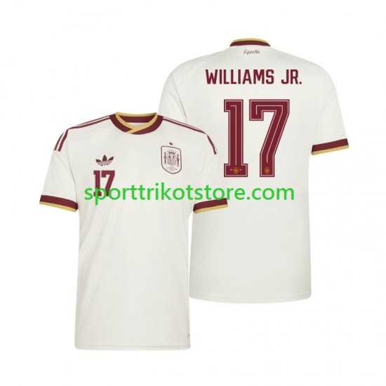 Spanien Herren Auswärts trikot WM 2026 Kurzarm Nico Williams 17