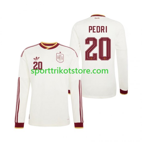 Spanien Herren Auswärts trikot WM 2026 Langarm Pedri 20