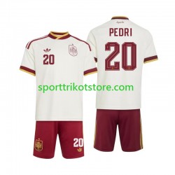 Spanien Kinderset Auswärts trikot WM 2026 Kurzarm Pedri 20