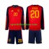Spanien Kinderset Heim trikot WM 2026 Langarm Pedri 20