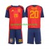 Spanien Kinderset Heim trikot WM 2026 Kurzarm Pedri 20
