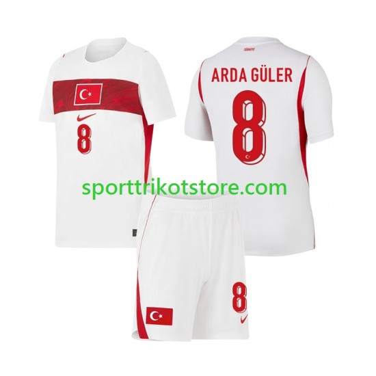 Türkei Kinderset Auswärts trikot WM 2026 Kurzarm Arda Guler 8