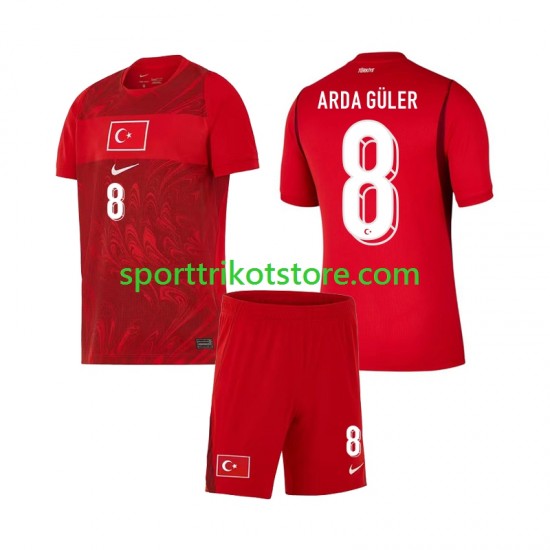 Türkei Kinderset Heim trikot WM 2026 Kurzarm Arda Guler 8