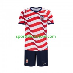 USA Kinderset Heim trikot WM 2026 Kurzarm