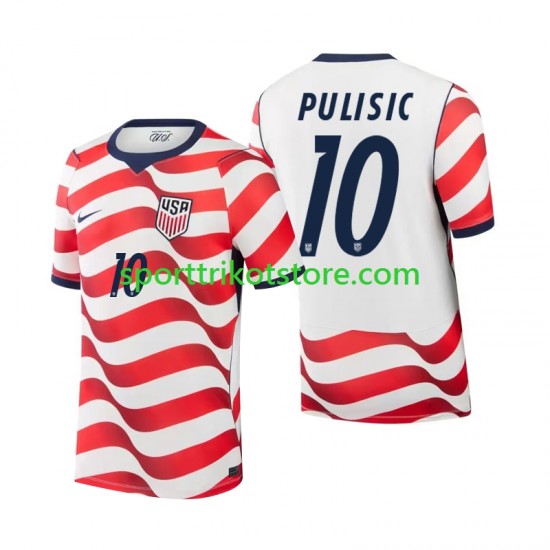 USA Herren Heim trikot WM 2026 Kurzarm Christian Pulisic 10