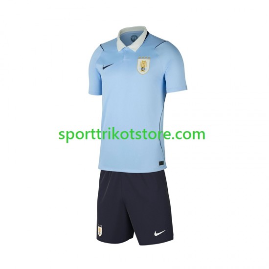 Uruguay Kinderset Heim trikot WM 2026 Kurzarm