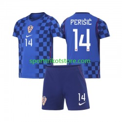 Kroatien Kinderset Auswärts trikot WM 2026 Kurzarm Ivan Perisic 14