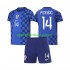 Kroatien Kinderset Auswärts trikot WM 2026 Kurzarm Ivan Perisic 14