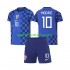 Kroatien Kinderset Auswärts trikot WM 2026 Kurzarm Luka Modric 10