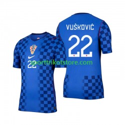 Kroatien Herren Auswärts trikot WM 2026 Kurzarm Luka Vuskovic 22