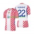 Kroatien Herren Heim trikot WM 2026 Kurzarm Luka Vuskovic 22
