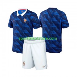 Frankreich Kinderset Heim trikot WM 2026 Kurzarm