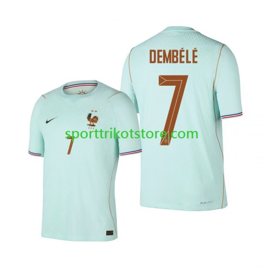 Frankreich Herren Auswärts trikot WM 2026 Kurzarm Ousmane Dembele 7