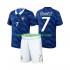 Frankreich Kinderset Heim trikot WM 2026 Kurzarm Ousmane Dembele 7