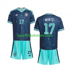 Deutschland Kinderset Auswärts trikot WM 2026 Kurzarm Florian Wirtz 17
