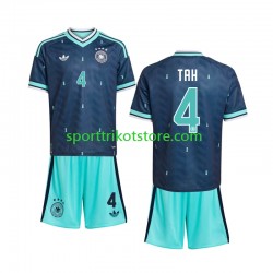 Deutschland Kinderset Auswärts trikot WM 2026 Kurzarm Jonathan Tah 4