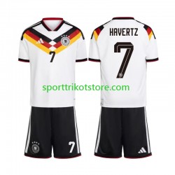 Deutschland Kinderset Heim trikot WM 2026 Kurzarm Kai Havertz 7