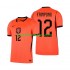 Niederlande Herren Heim trikot WM 2026 Kurzarm Jeremie Frimpong 12