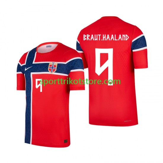 Norwegen Herren Heim trikot WM 2026 Kurzarm Erling Haaland 9