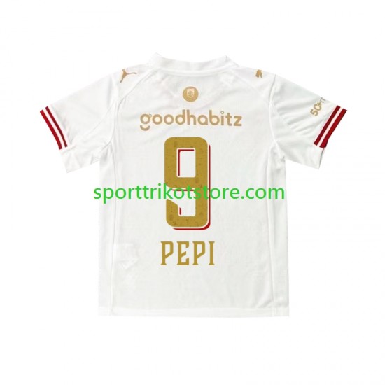 PSV Eindhoven Herren Viertes trikot 2025-2026 Kurzarm Ricardo Pepi 9 Efteling