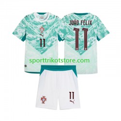 Portugal Kinderset Auswärts trikot 2026 2027 Kurzarm Joao Felix 11